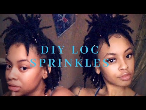 DIY loc sprinkles tutorial Video