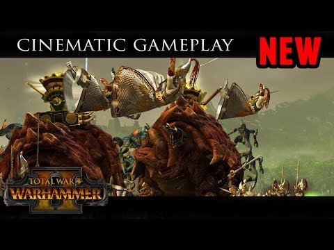 Total War: Warhammer 2 - Cinematic Gameplay of Lizardmen vs High Elves (E3 Quest Battle)