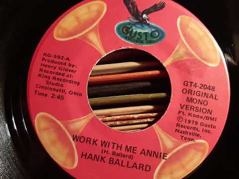 Hank Ballard & The Midnighters, 1954, WORK WITH ME ANNIE