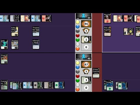 Commander at Freddys - Damia, Kykar, Atraxa y Haktos