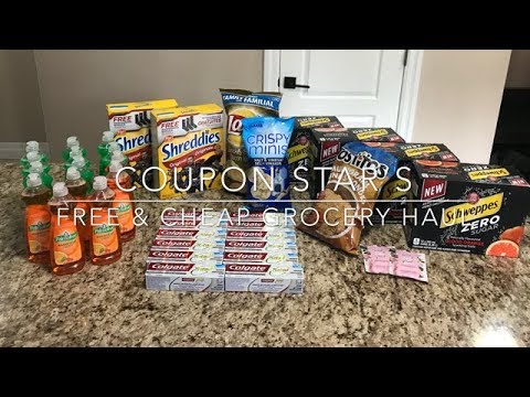 MOSTLY FREE GROCERY HAUL!! COUPON STAR