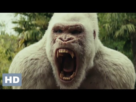 Rampage Hollywood movie scene (2018) | George funny Entry scene(HD)