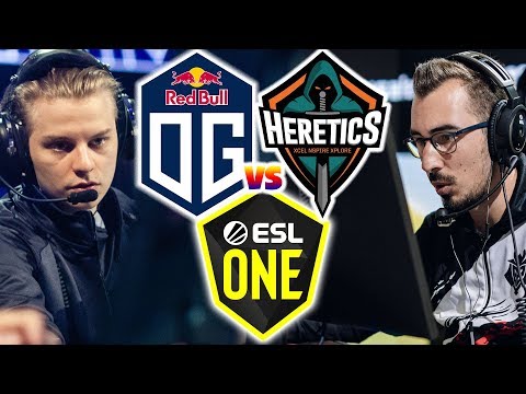 OG vs Heretics | ESL One Rio Closed Qualifier EU * Dust2