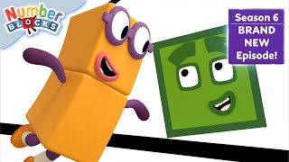 🟨🔺 Shape Party | Season 6 Full Episode 6 ⭐ | Learn to Count | @Numberblocks