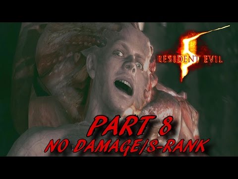 Resident Evil 5 HD Walkthrough S-Rank Part 8 - Oil Field - No Damage