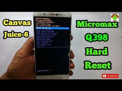 Micromax Canvas Juice-6 Q398 Hard Reset,Easy All Lock Remove Solutons