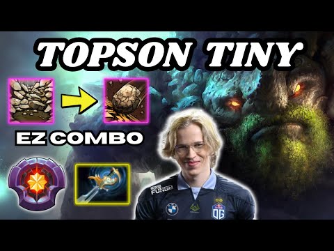 🔥 TOPSON Tiny Midlane Highlights 🔥 Master Tier Insane Gameplay - Dota 2