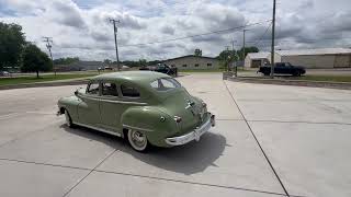 1948 Dodge D-24 Custom Four-Door Sedan Drive By