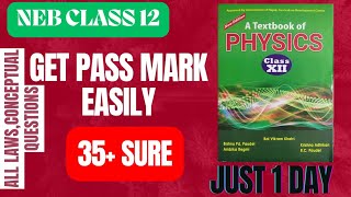 1 Day Strategy To Get Pass Mark In Physics||NEB 2079/80 #neb #physics #class12exams