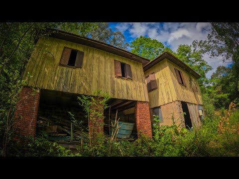 MYSTERIOUS HOUSE IN THE MIDDLE OF THE FOREST WHERE EVERYTHING INDICATES THAT SOMEONE IS HIDING THERE