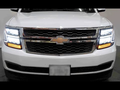 Anzo USA 2015-2020 Chevy Tahoe/Suburban Full LED Beam Headlights with LED Sequential Signal