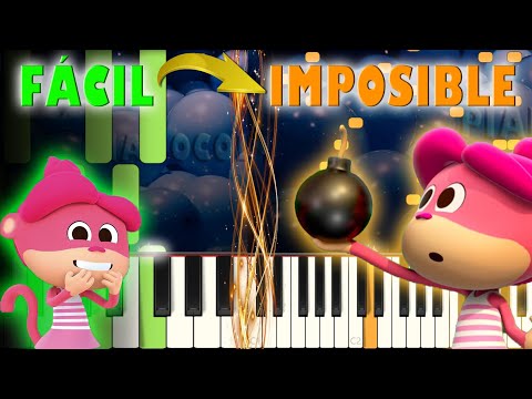 Cuidado con la bomba Chita | de MUY FÁCIL a IMPOSIBLE Piano Cover | Canciones del Zoo