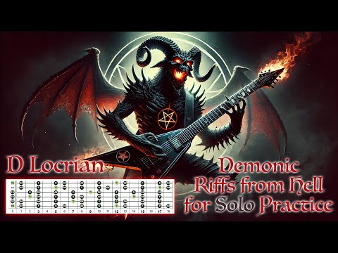 Metal Backing Track in D Locrian - 135 bpm | D Standard Tuning