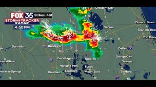 LIVE RADAR: Severe storms making their way across Marion County, Florida