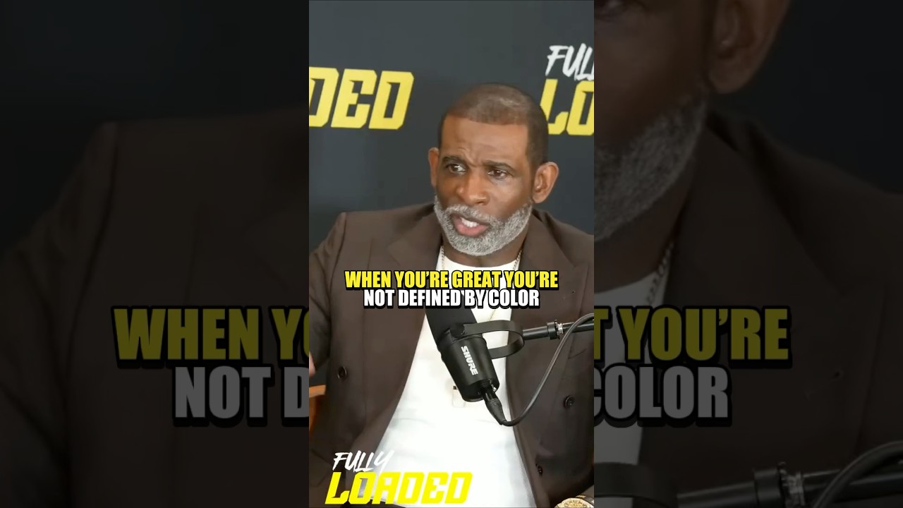 Deion Sanders Says You Shouldn't Have To Be Great To Be Colorless.