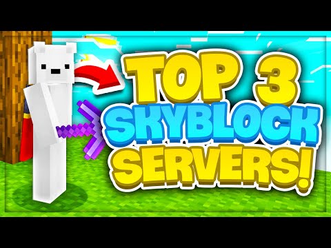 TOP 3 SKYBLOCK SERVERS! *2023 EDITION* (NEW) | 1.8- 1.19+ Best Minecraft Skyblock Servers!
