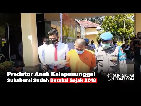 Video : Penampakan FCR Predator Anak di Kalapanunggal Setelah Ditangkap Polisi