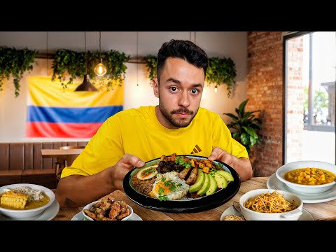 TRYING TYPICAL COLOMBIAN FOOD - TheGrefg