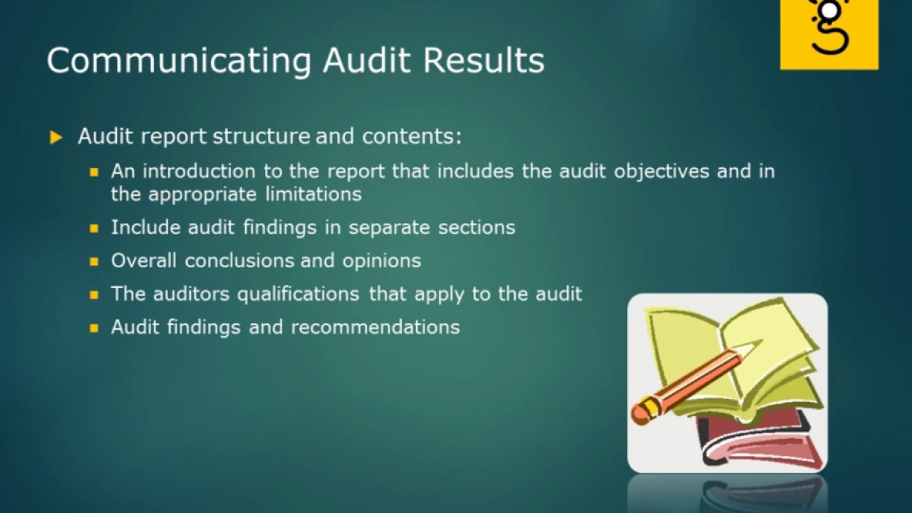 25. Communicating Audit Results
