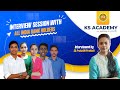 Interview Session With CA Intermediate Nov 21 KSA All India Rank AIR Holders By CA Arul Prakathi