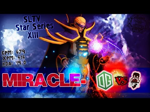 SFZ vs OG DOTA2 - Miracle  Plays INVOKER - SLTV Star Series 13