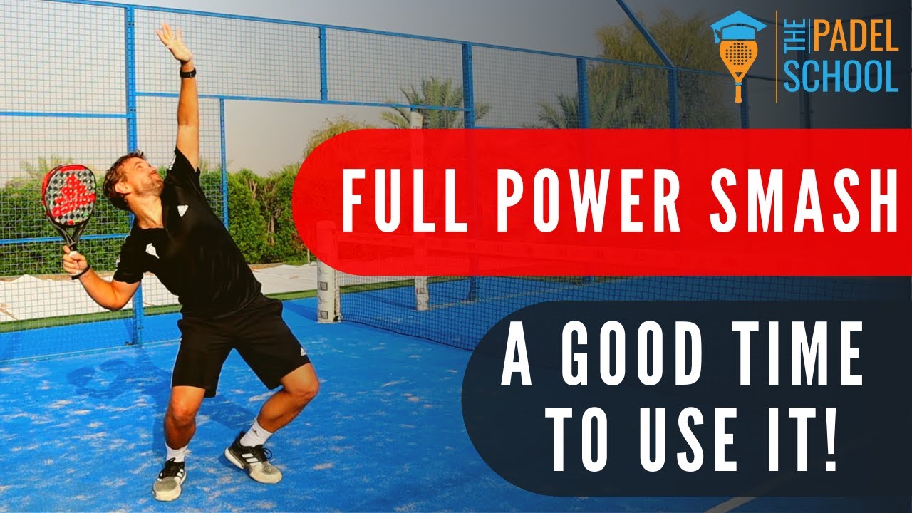 Smash power: when to hit hard and where to aim