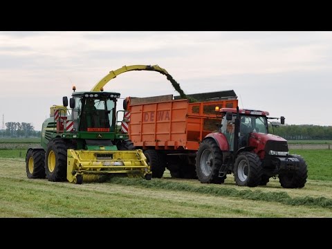 Agro-service RDS -  John Deere 7550 - gras hakselen