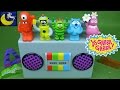 Yo Gabba Gabba DJ Lance Boombox Playset PLUS Spin Master Train Set Toys Muno Plex Brobee MORE