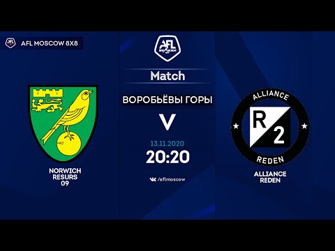 AFL20. Euroleague C. Quarterfinal. Norwich Resurs 09- Alliance REDEN.