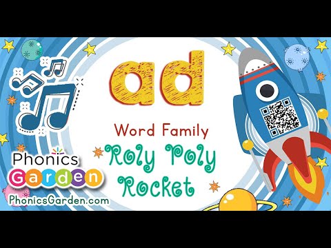 AD | Word Family | Roly-Poly Rocket | Phonics Garden