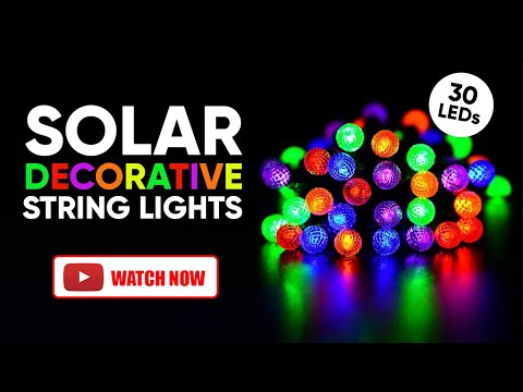 Solar String Lights Or Decorative Solar Lights