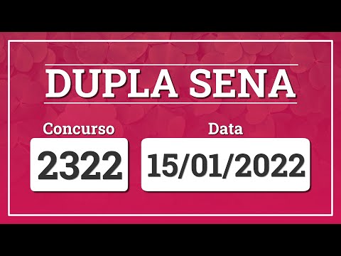 Capa de DUPLA SENA 2322