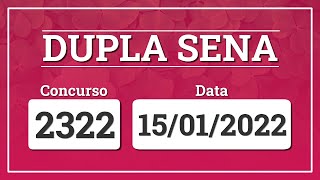 Capa de DUPLA SENA 2322