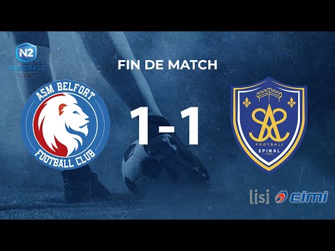 Résumé match ASM Belfort Football | SAS  Football Epinal Officiel (1:1) 1:1