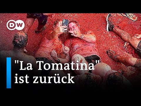Tomatenschlacht in Spanien | DW Nachrichten