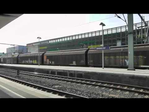 DB Class 189 with freight train in a joint Bielefeld HBF