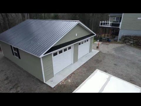 $40k For This 2 Car Bigger Garage...Start to Finish...Timelapse