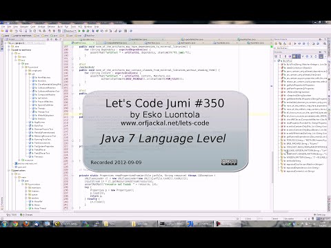 Lets Code Jumi 350 Java 7 Language Level