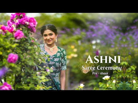 Ashni  |  Saree Ceremony Pre shoot | Ar Creationuk