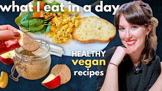 What I Eat in a Day! Healthy Vegan Recipes (Pecan Butter and my Vegan Grocery Haul)