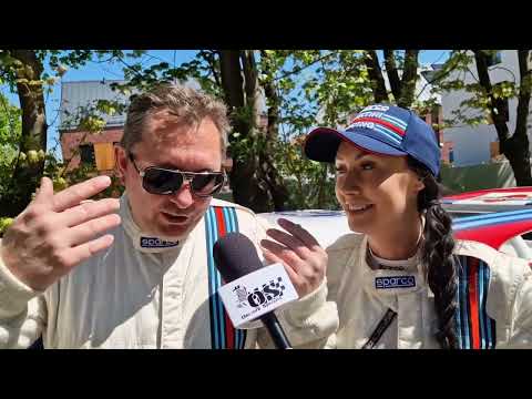 Łusiak/Zaborowska po OS7 - 53. Rajdu Świdnickiego, Ford Escort RS - Millers Oils HRSMP 27.04.2025