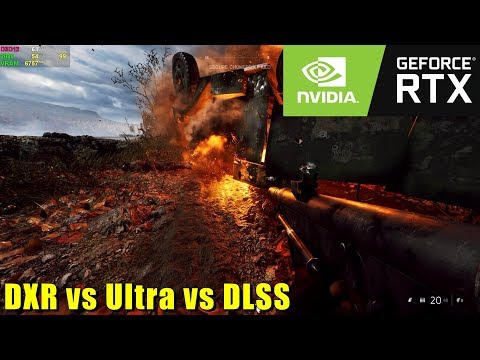 Battlefield V: Ray Tracing vs Ultra vs DLSS