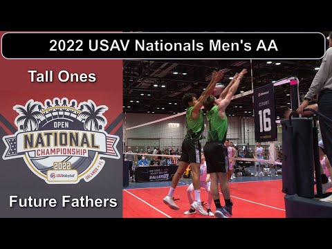 2022 USAV Open Nationals Men's AA - Tall Ones vs Future Fathers