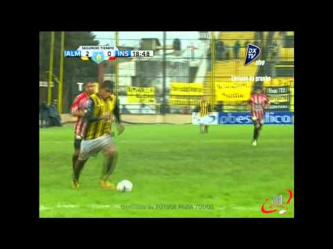 GOL DE CABALLERO - ALMIRANTE BROWN 2 INSTITUTO 0 - B NACIONAL (18 08 2012) FECHA 2
