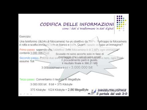#3 - codifica delle informazioni