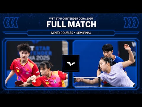 FULL MATCH | Huang / Shi vs Cho / Shin | XD SF | #WTTDoha 2025