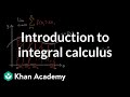 Introduction To Integral Calculus Accumulation And Riemann Sums AP Calculus AB Khan Academy