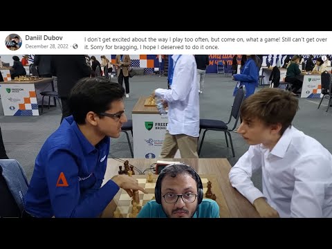 A game that made Daniil Dubov proud | Anish Giri vs Dubov | World Rapid 2022 | Commentary by Sagar
