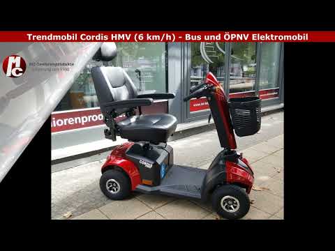 Video von: Vorführ-Senioren-Scooter Trendmobil Cordis HMV (6 km/h) rot