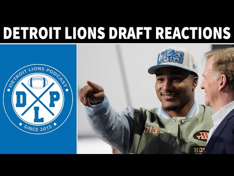 , title : 'Detroit Lions 2023 NFL Draft Reaction | Detroit Lions Podcast Reacts'